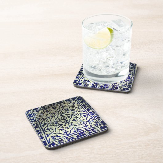 Gaudi's Park Guell Mosaic Tiles Barcelona Bier Onderzetter (Rechterzijde)