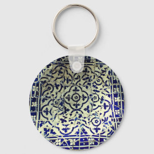 Gaudi's Park Guell Mosaic Tiles Barcelona Sleutelhanger