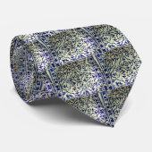 Gaudi's Park Guell Mosaic Tiles Barcelona Stropdas (Opgerold)