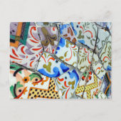 Gaudi's Park Guell Mosaic Tiles Briefkaart (Voorkant)