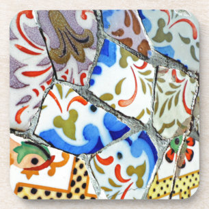 Gaudi's Park Guell Mosaic Tiles Drankjes Onderzetter