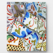 Gaudi's Park Guell Mosaic Tiles Fotoplaat (Voorkant)