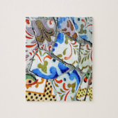 Gaudi's Park Guell Mosaic Tiles Legpuzzel (Verticaal)