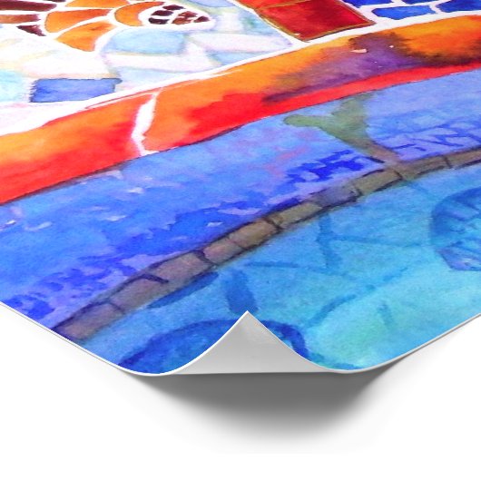 Gaudi's Park. Poster (Hoek)