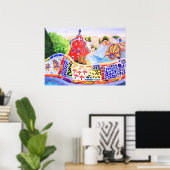 Gaudi's Park. Poster (Thuiskantoor)