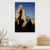 Gaudi's sterstukken poster (Keuken)