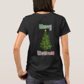 Gaudy kerst t-shirt (Achterkant)