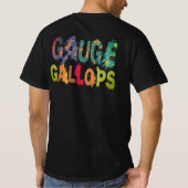 "Gauge Gallops" T-shirt (Achterkant)