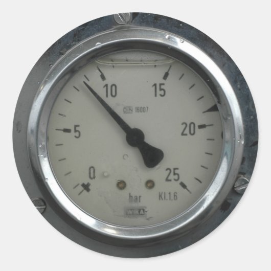 Gauge sticker (Voorkant)