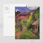 Gaugin - Weg in Tahiti Briefkaart (Voorkant / Achterkant)