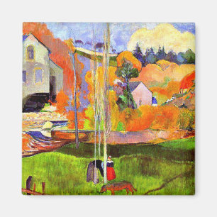 Gauguin - A Breton Landscape-David's Mill, Magneet