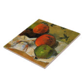 Gauguin - Appels en kom schilderij Tegeltje (Zijkant)