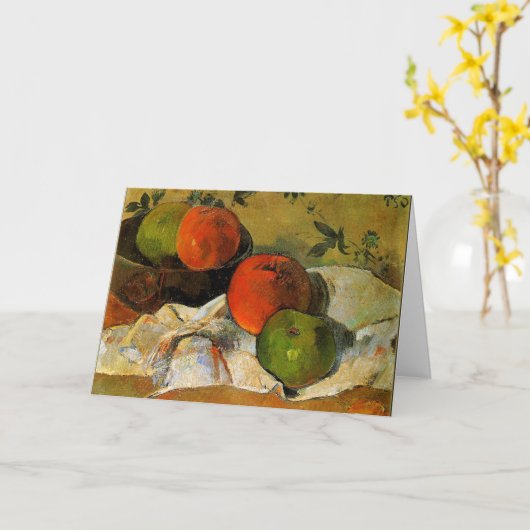 Gauguin - Apples and Bowl Kaart (Gele Bloem)