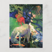 Gauguin Art Briefkaart: Het Witte Paard Briefkaart (Voorkant)
