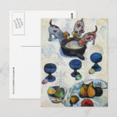 Gauguin Art Briefkaart: Stilleven met 3 Puppies Briefkaart (Voorkant / Achterkant)