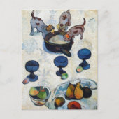 Gauguin Art Briefkaart: Stilleven met 3 Puppies Briefkaart (Voorkant)