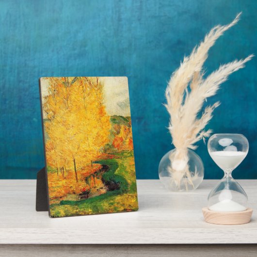 Gauguin - Bij de stroom, herfst, Fotoplaat (Zijkant)