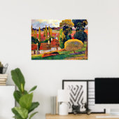 Gauguin: Boerderij in Bretagne Poster (Thuiskantoor)