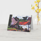 Gauguin - Boerderij in Osny, kunstschilderij Kaart (Gele Bloem)