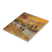 Gauguin - Breton Fisherman Tegeltje (Zijkant)