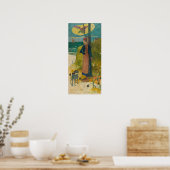 Gauguin - Bretons meisje dat spint 1889 Poster (Keuken)
