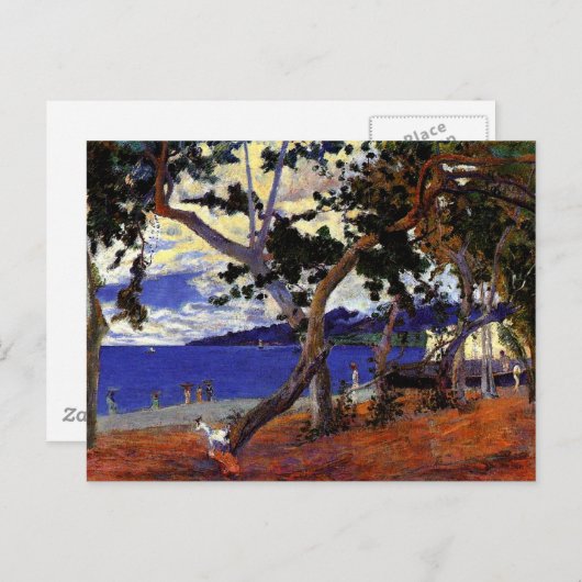 Gauguin - Coastal Landscape from Martinique Briefkaart (Voorkant / Achterkant)