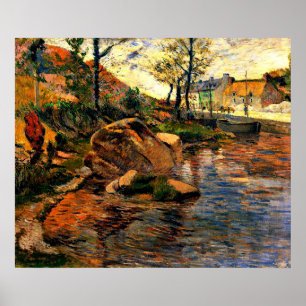 Gauguin - Cove Opposite Pont-Aven Harbour Poster