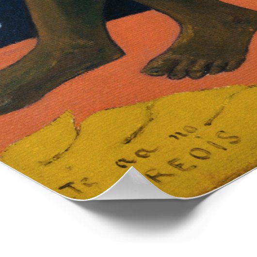 Gauguin - de Aa no Areois ( het zaad van de regio  Poster (Hoek)