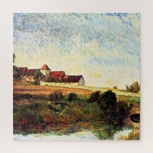 Gauguin - De boerderij in Grue, Legpuzzel (Verticaal)