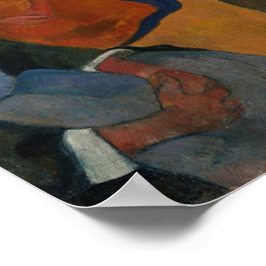 Gauguin - De Gele Christus 1889 Poster (Hoek)