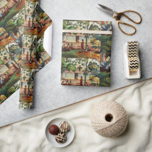 Gauguin De Grote Boom Te raau rahi Kunstposter Cadeaupapier