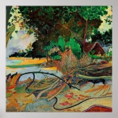Gauguin - de Hibiscus-boom, Poster (Voorkant)