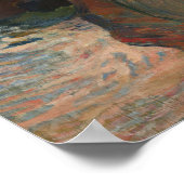 Gauguin - de speler van het Flageolet op Cliff 188 Poster (Hoek)