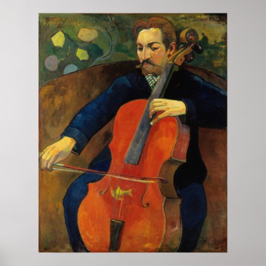 Gauguin - De Violin-Cellist Upaupa Poster (Voorkant)