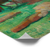 Gauguin - De zwarte varkens 1891 Poster (Hoek)