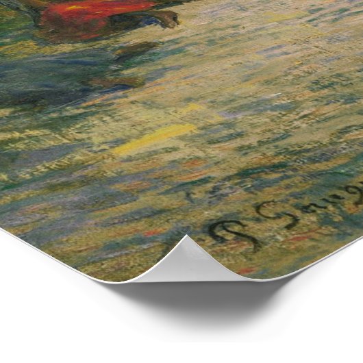 Gauguin - dorp Martinique 1897 Poster (Hoek)