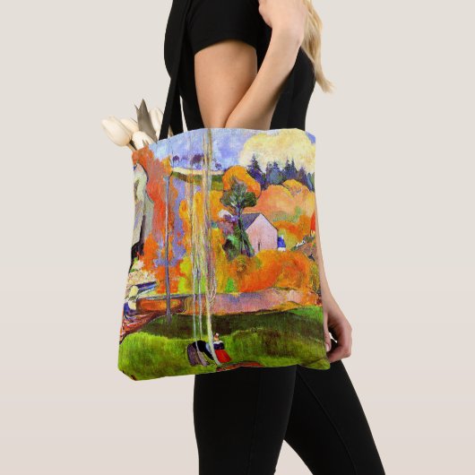 Gauguin - Een Bretons Landschap-David's Molen-1894 Tote Bag (Dichtbij)