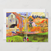 Gauguin - Een Bretons Landschap-David's Molen- Notitiekaartje (Achterkant)