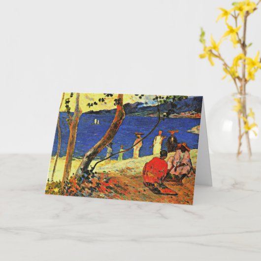 Gauguin - Een kustlijn Kaart (Gele Bloem)