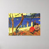 Gauguin - Een Zeekust Canvas Afdruk (Voorkant)