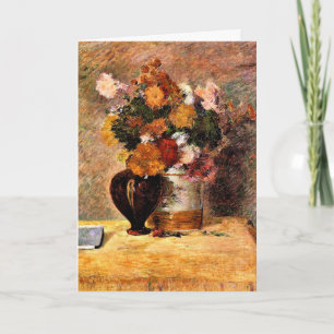 Gauguin - Flowers en Japans boek Kaart