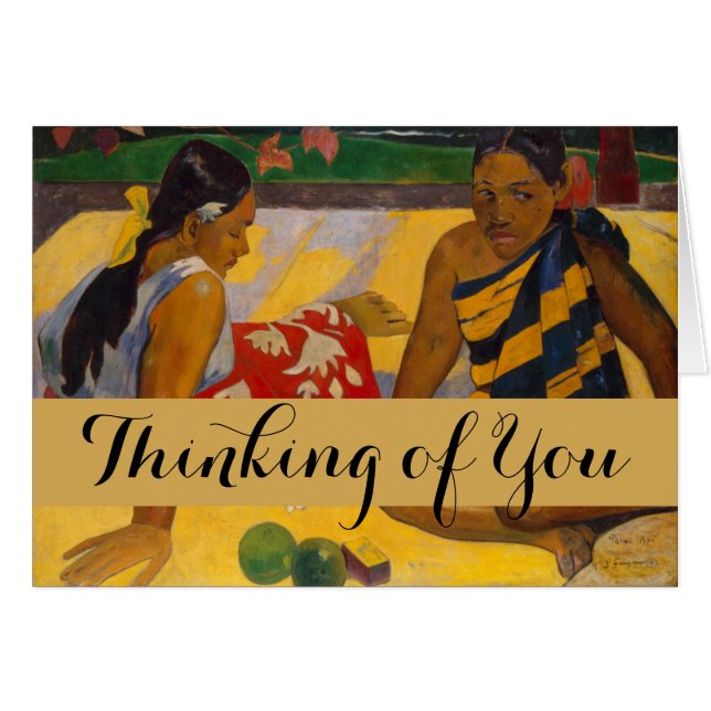 Gauguin Frans Polynesië Tahiti Vrouwen Schilderen (Voorkant Horizontaal)