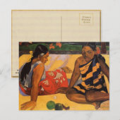 Gauguin Frans Polynesië Tahiti Vrouwen Schilderen Briefkaart (Voorkant / Achterkant)