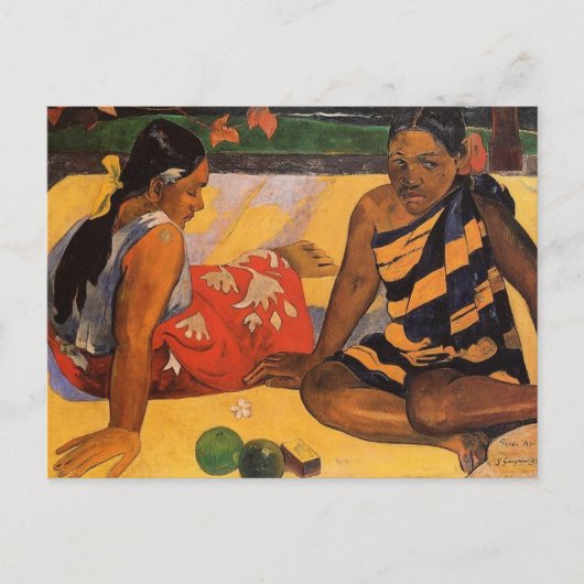 Gauguin Frans Polynesië Tahiti Vrouwen Schilderen Briefkaart (Voorkant)