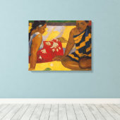Gauguin Frans Polynesië Tahiti Vrouwen Schilderen Canvas Afdruk (Insitu (Houten vloer))