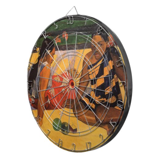 Gauguin Frans Polynesië Tahiti Vrouwen Schilderen Dartbord (Voorkant Rechts)