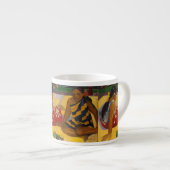 Gauguin Frans Polynesië Tahiti Vrouwen Schilderen Espresso Kop (Voorkant rechts)