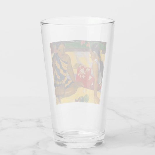 Gauguin Frans Polynesië Tahiti Vrouwen Schilderen Glas (Achterkant)