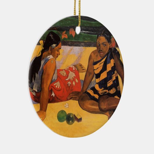 Gauguin Frans Polynesië Tahiti Vrouwen Schilderen Keramisch Ornament (Rechts)