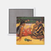 Gauguin Frans Polynesië Tahiti Vrouwen Schilderen Magneet (Voorkant / Achterkant)
